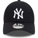cappelli-curva-blu-marino-cinghia-regolabile-9forty-team-side-patch-dei-new-york-yankees-mlb-di-new-era