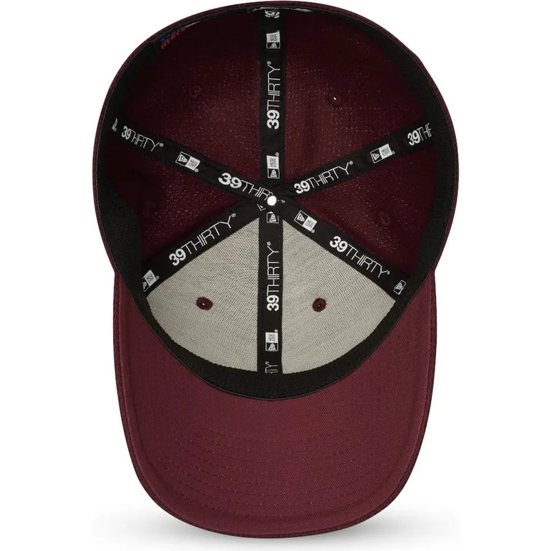 cappelli-curva-rosso-regolato-granate-39thirty-diamond-era-dei-new-york-yankees-mlb-di-new-era