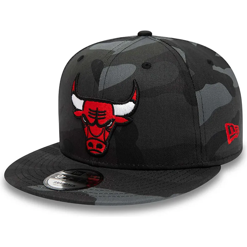 cappelli-piatta-mimetizzazione-snapback-negro-9fifty-team-dei-chicago-bulls-nba-di-new-era