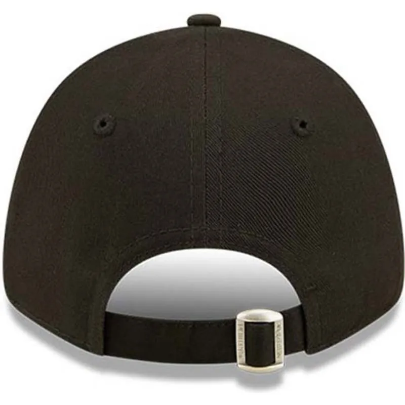 cappelli-curva-nero-cinghia-regolabile-per-bambino-dorado-9forty-league-essential-dei-los-angeles-dodgers-mlb-di-new-era