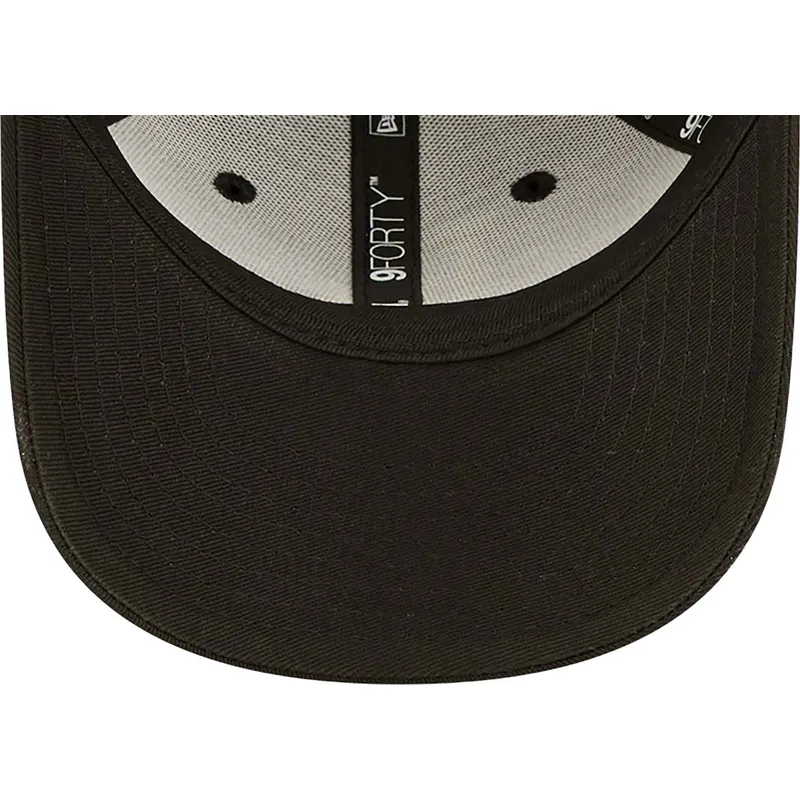 cappelli-curva-nero-cinghia-regolabile-per-bambino-dorado-9forty-league-essential-dei-los-angeles-dodgers-mlb-di-new-era