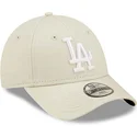 cappelli-curva-beige-cinghia-regolabile-per-bambino-9forty-league-essential-dei-los-angeles-dodgers-mlb-di-new-era