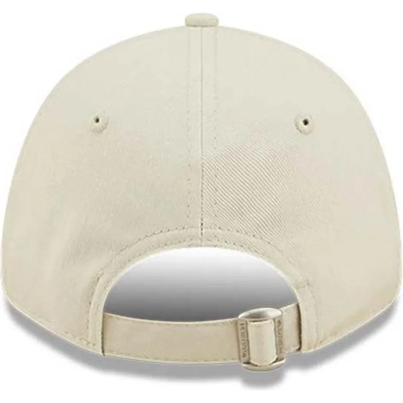cappelli-curva-beige-cinghia-regolabile-per-bambino-9forty-league-essential-dei-los-angeles-dodgers-mlb-di-new-era
