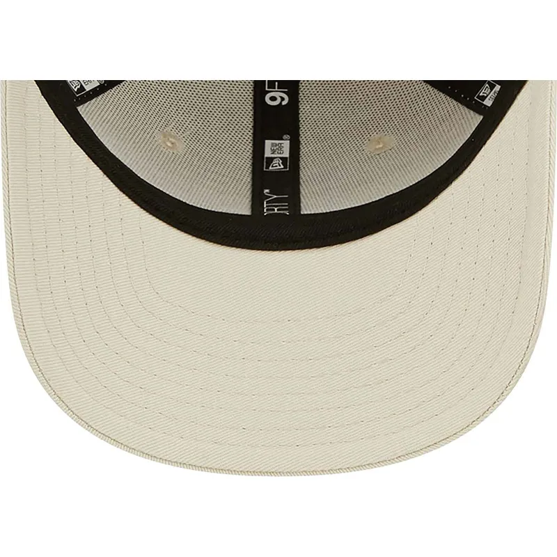 cappelli-curva-beige-cinghia-regolabile-per-bambino-9forty-league-essential-dei-los-angeles-dodgers-mlb-di-new-era
