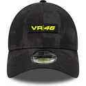 cappelli-curva-nero-cinghia-regolabile-valentino-rossi-vr46-9forty-all-over-print-dei-valentino-rossi-vr46-motogp-di-new-era