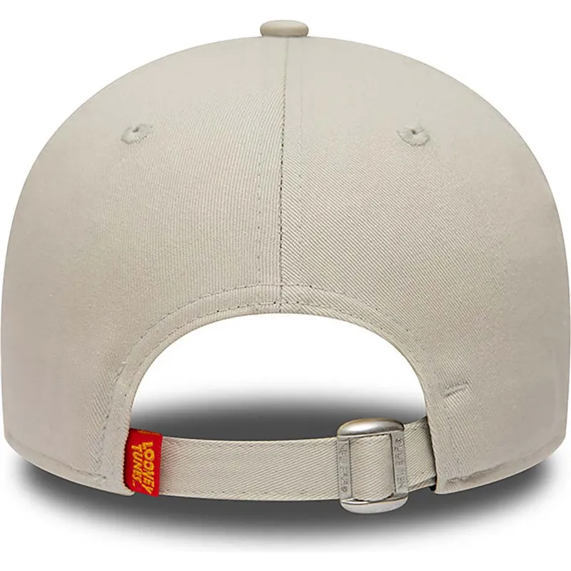 cappelli-curva-beige-cinghia-regolabile-9forty-dei-bugs-bunny-looney-tunes-di-new-era