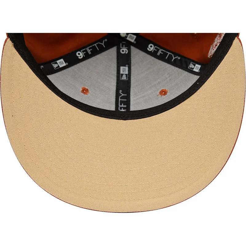 cappelli-piatta-marrone-snapback-9fifty-side-patch-dei-detroit-tigers-mlb-di-new-era