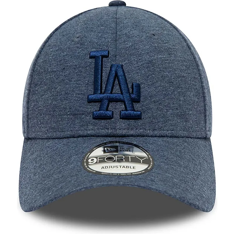 cappelli-curva-blu-marino-cinghia-regolabile-9forty-tonal-jersey-dei-los-angeles-dodgers-mlb-di-new-era