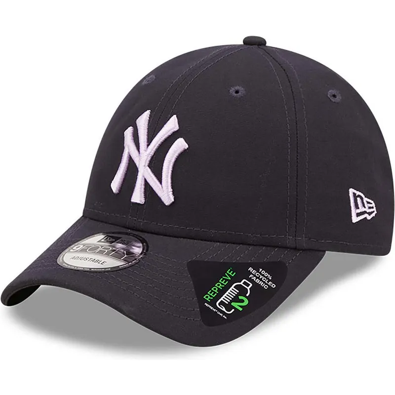 cappelli-curva-blu-marino-cinghia-regolabile-9forty-repreve-dei-new-york-yankees-mlb-di-new-era cappelli-curva-blu-marino-cinghia-regolabile-9forty-repreve-dei-new-york-yankees-mlb-di-new-era