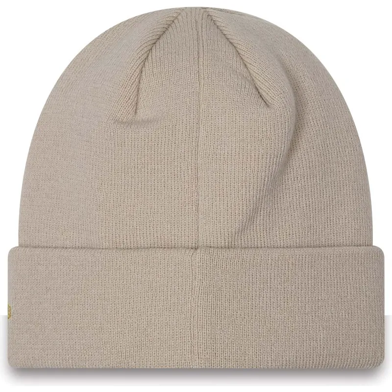 cappelli-beige-dorado-cuff-metallic-dei-los-angeles-dodgers-mlb-di-new-era