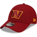 cappellino-visiera-curva-rosso-regolabile-9forty-the-league-di-washington-commanders-nfl-di-new-era