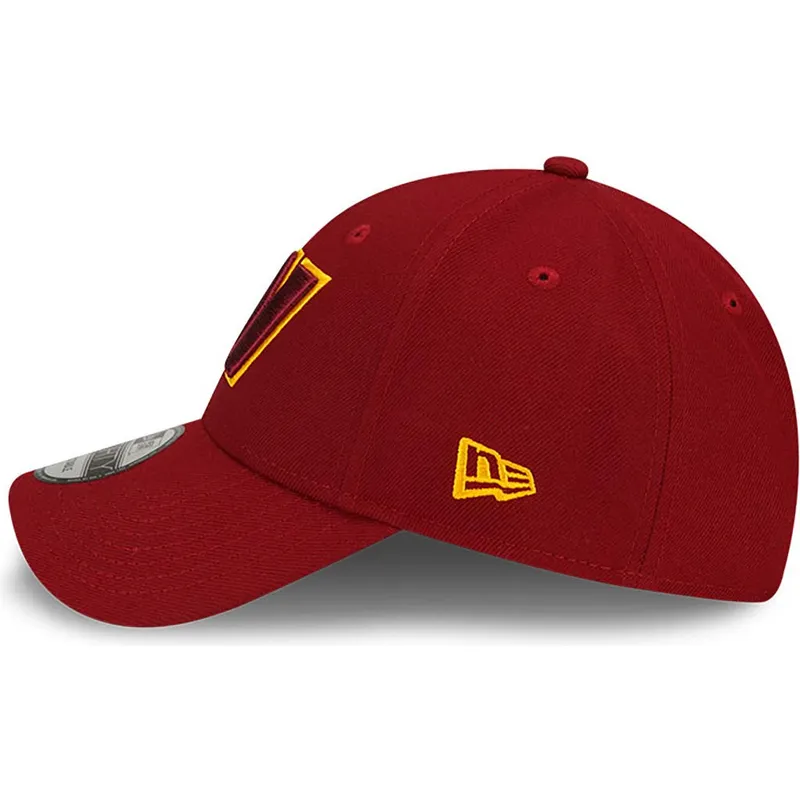 cappellino-visiera-curva-rosso-regolabile-9forty-the-league-di-washington-commanders-nfl-di-new-era