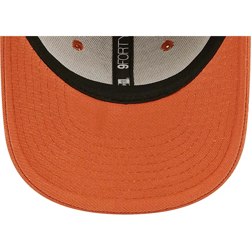 cappelli-curva-arancia-cinghia-regolabile-per-bambino-9forty-league-essential-dei-new-york-yankees-mlb-di-new-era
