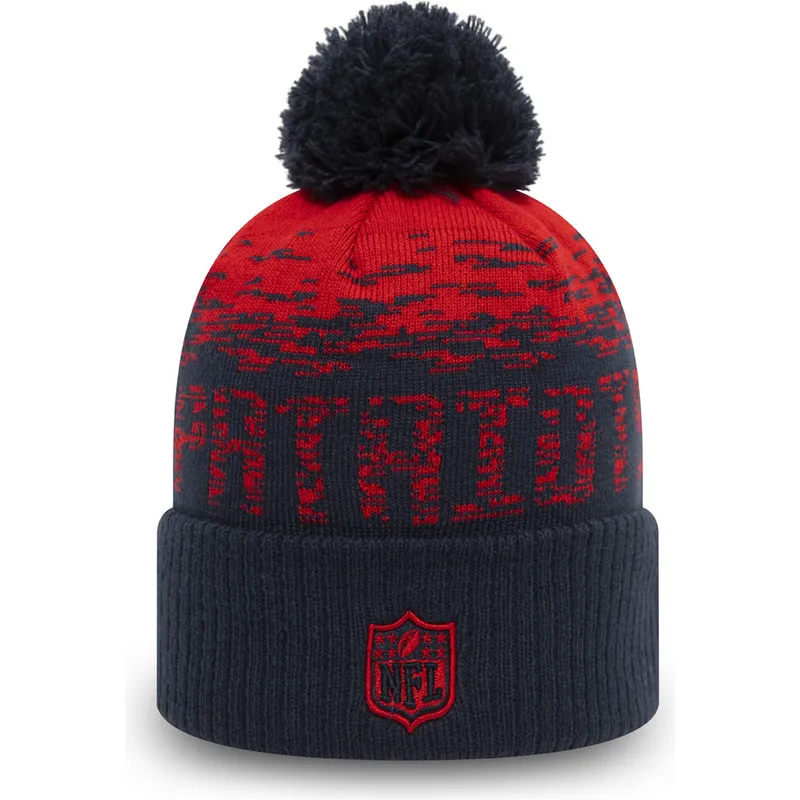 cappelli-pompon-blu-marino-cuff-sport-dei-new-england-patriots-nfl-di-new-era cappelli-pompon-blu-marino-cuff-sport-dei-new-england-patriots-nfl-di-new-era