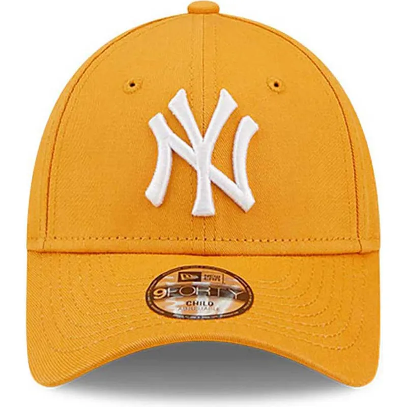 cappelli-curva-arancia-cinghia-regolabile-per-bambino-9forty-league-essential-dei-new-york-yankees-mlb-di-new-era cappelli-curva-arancia-cinghia-regolabile-per-bambino-9forty-league-essential-dei-new-york-yankees-mlb-di-new-era