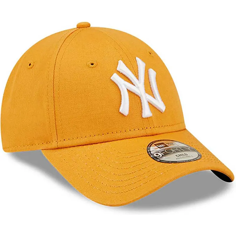 cappelli-curva-arancia-cinghia-regolabile-per-bambino-9forty-league-essential-dei-new-york-yankees-mlb-di-new-era cappelli-curva-arancia-cinghia-regolabile-per-bambino-9forty-league-essential-dei-new-york-yankees-mlb-di-new-era