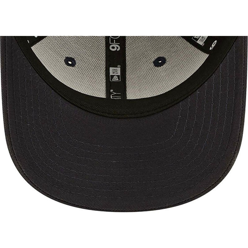 new-era-curved-brim-youth-brown-logo-9forty-league-essential-los-angeles-dodgers-mlb-navy-blue-adjustable-cap