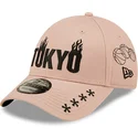 cappelli-curva-rosa-cinghia-regolabile-9forty-di-new-era