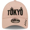 cappelli-curva-rosa-cinghia-regolabile-9forty-di-new-era