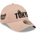 cappello-rosa-regolabile-tokyo-9forty-graphic-di-new-era