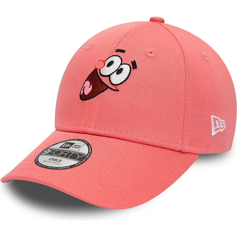 cappelli-curva-rosa-cinghia-regolabile-per-bambino-9forty-dei-patricio-estrella-bob-esponja-di-new-era cappelli-curva-rosa-cinghia-regolabile-per-bambino-9forty-dei-patricio-estrella-bob-esponja-di-new-era