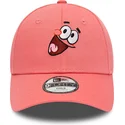cappelli-curva-rosa-cinghia-regolabile-per-bambino-9forty-dei-patricio-estrella-bob-esponja-di-new-era