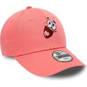 new-era-curved-brim-youth-patrick-star-9forty-spongebob-squarepants-pink-adjustable-cap