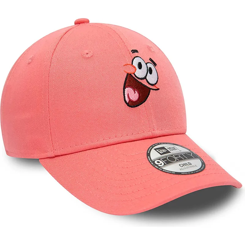 cappelli-curva-rosa-cinghia-regolabile-per-bambino-9forty-dei-patricio-estrella-bob-esponja-di-new-era cappelli-curva-rosa-cinghia-regolabile-per-bambino-9forty-dei-patricio-estrella-bob-esponja-di-new-era