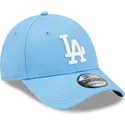 cappelli-curva-blu-cinghia-regolabile-9forty-league-essential-dei-los-angeles-dodgers-mlb-di-new-era