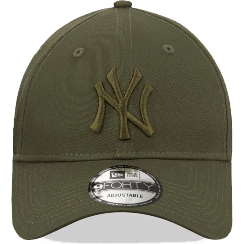 cappelli-curva-verde-snapback-9forty-league-essential-dei-new-york-yankees-mlb-di-new-era