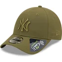 cappelli-curva-verde-snapback-9forty-repreve-dei-new-york-yankees-mlb-di-new-era