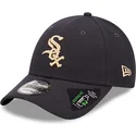 cappelli-curva-blu-marino-cinghia-regolabile-9forty-repreve-dei-chicago-white-sox-mlb-di-new-era
