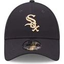 cappelli-curva-blu-marino-cinghia-regolabile-9forty-repreve-dei-chicago-white-sox-mlb-di-new-era