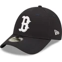 cappelli-curva-blu-marino-cinghia-regolabile-9forty-league-essential-dei-boston-red-sox-mlb-di-new-era