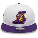 cappelli-piatta-bianco-snapback-9fifty-crown-patches-champions-dei-los-angeles-lakers-nba-di-new-era