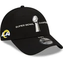 cappelli-curva-nero-snapback-9forty-parade-super-bowl-champions-lvi-2022-dei-los-angeles-rams-nfl-di-new-era