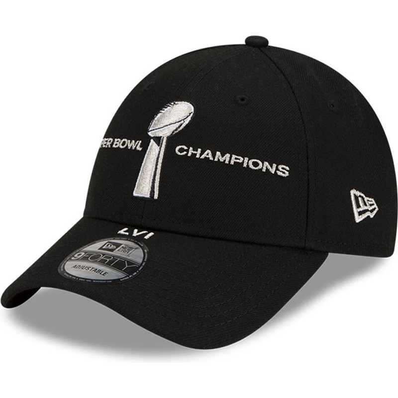 new-era-curved-brim-9forty-parade-super-bowl-champions-lvi-2022-los-angeles-rams-nfl-black-snapback-cap