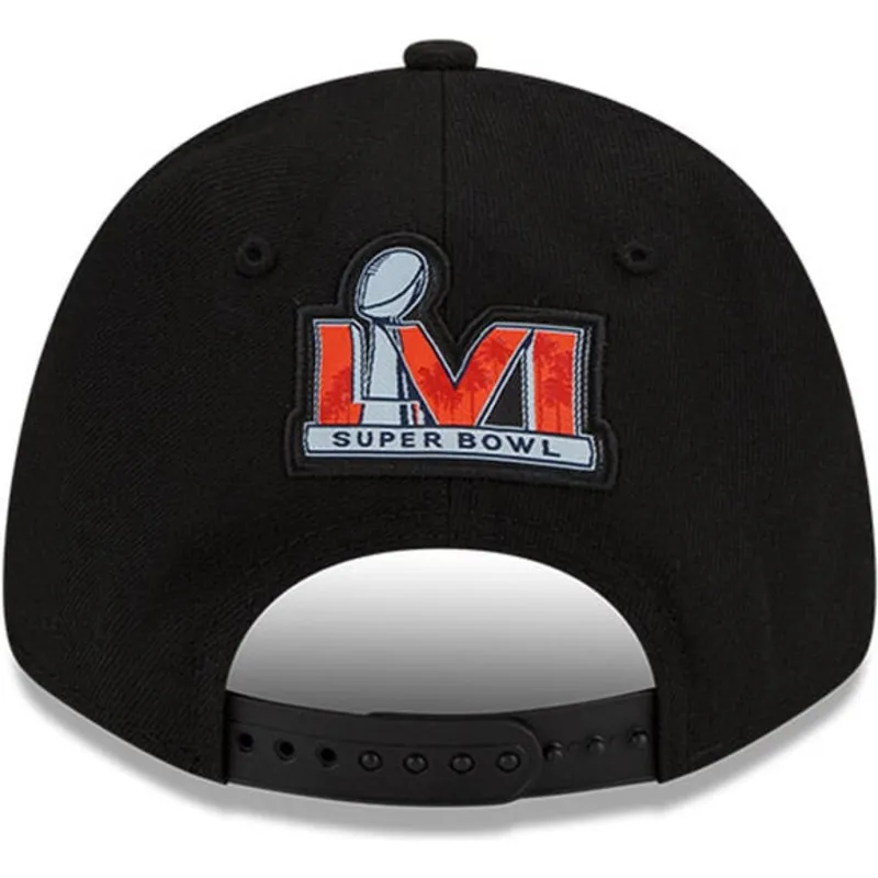 cappelli-curva-nero-snapback-9forty-parade-super-bowl-champions-lvi-2022-dei-los-angeles-rams-nfl-di-new-era