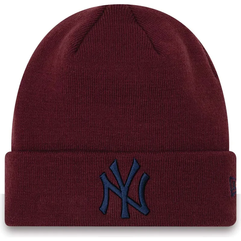 cappelli-rosso-granate-cuff-league-essential-dei-new-york-yankees-mlb-di-new-era cappelli-rosso-granate-cuff-league-essential-dei-new-york-yankees-mlb-di-new-era