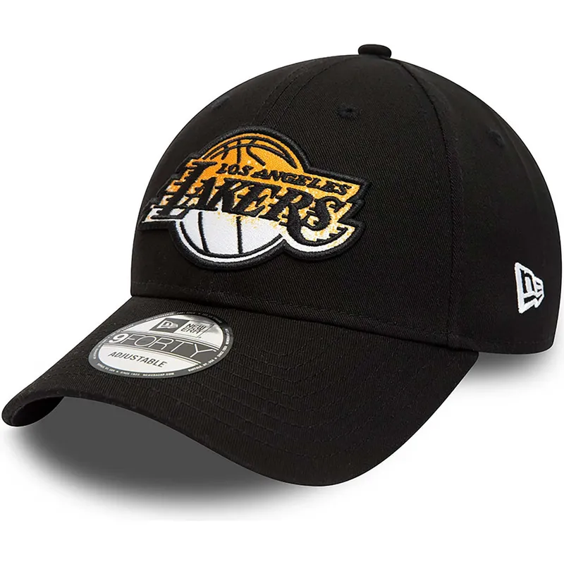 cappelli-curva-nero-cinghia-regolabile-9forty-gradient-infill-dei-los-angeles-lakers-nba-di-new-era