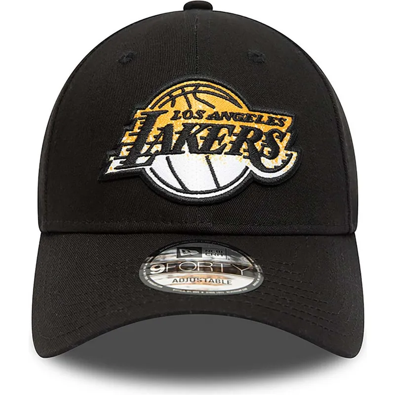 cappelli-curva-nero-cinghia-regolabile-9forty-gradient-infill-dei-los-angeles-lakers-nba-di-new-era
