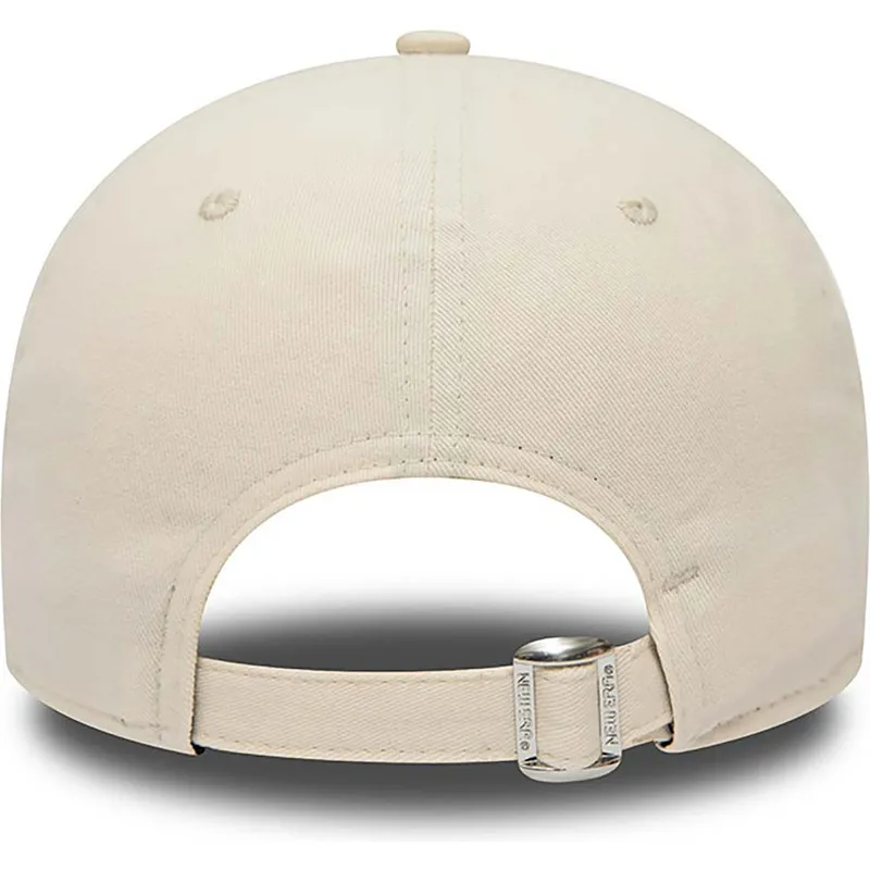 cappelli-curva-beige-cinghia-regolabile-9forty-dei-new-york-yankees-mlb-di-new-era