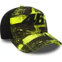 cappellino-curvo-giallo-e-nero-snapback-valentino-rossi-vr46-9forty-all-over-print-di-motogp-di-new-era