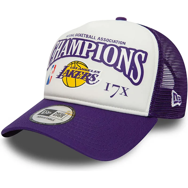 cappelli-curva-viola-snapback-a-frame-league-champions-dei-los-angeles-lakers-nba-di-new-era