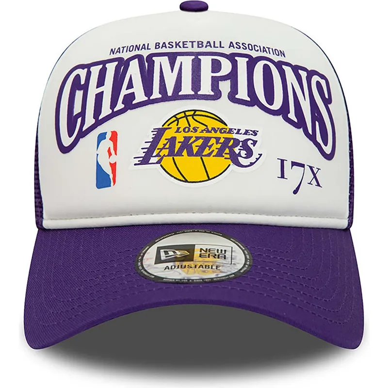 cappelli-curva-viola-snapback-a-frame-league-champions-dei-los-angeles-lakers-nba-di-new-era