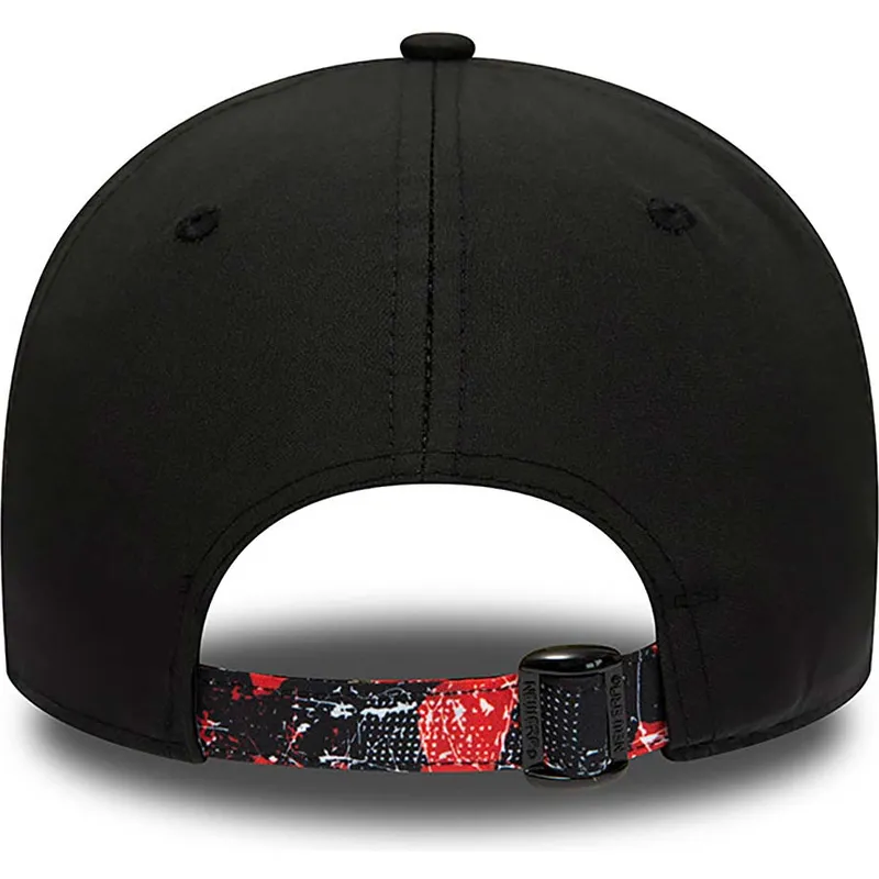 cappelli-curva-nero-cinghia-regolabile-9forty-print-infill-dei-chicago-bulls-nba-di-new-era cappelli-curva-nero-cinghia-regolabile-9forty-print-infill-dei-chicago-bulls-nba-di-new-era
