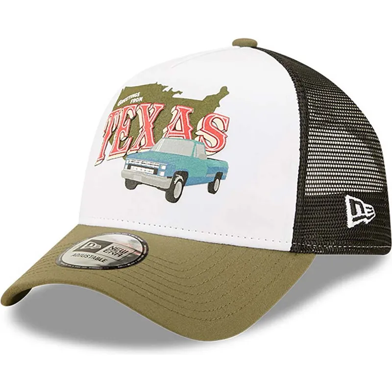 cappelli-curva-verde-snapback-a-frame-di-new-era