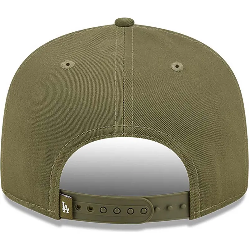 cappelli-piatta-verde-snapback-9fifty-flower-dei-los-angeles-dodgers-mlb-di-new-era