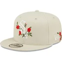 cappelli-piatta-beige-snapback-9fifty-flower-dei-chicago-white-sox-mlb-di-new-era