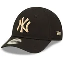 cappelli-curva-nero-cinghia-regolabile-per-bambino-pequeno-9forty-league-essential-dei-new-york-yankees-mlb-di-new-era
